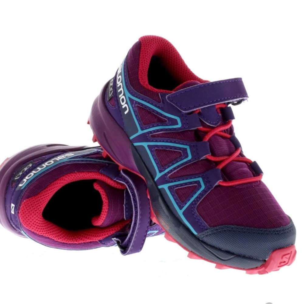 Salomon Speedcross Kids' Purple and Pink Trail Shoes 11